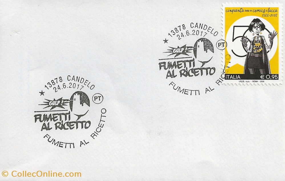 timbres candelo italie 2017 fumetto al ricetto