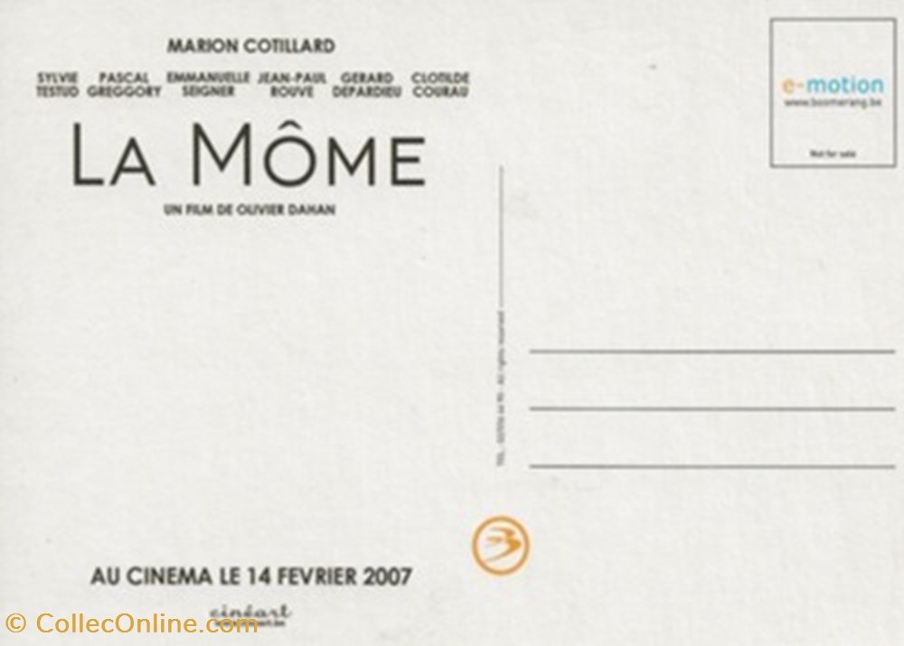 La môme cartes postales autres la mome