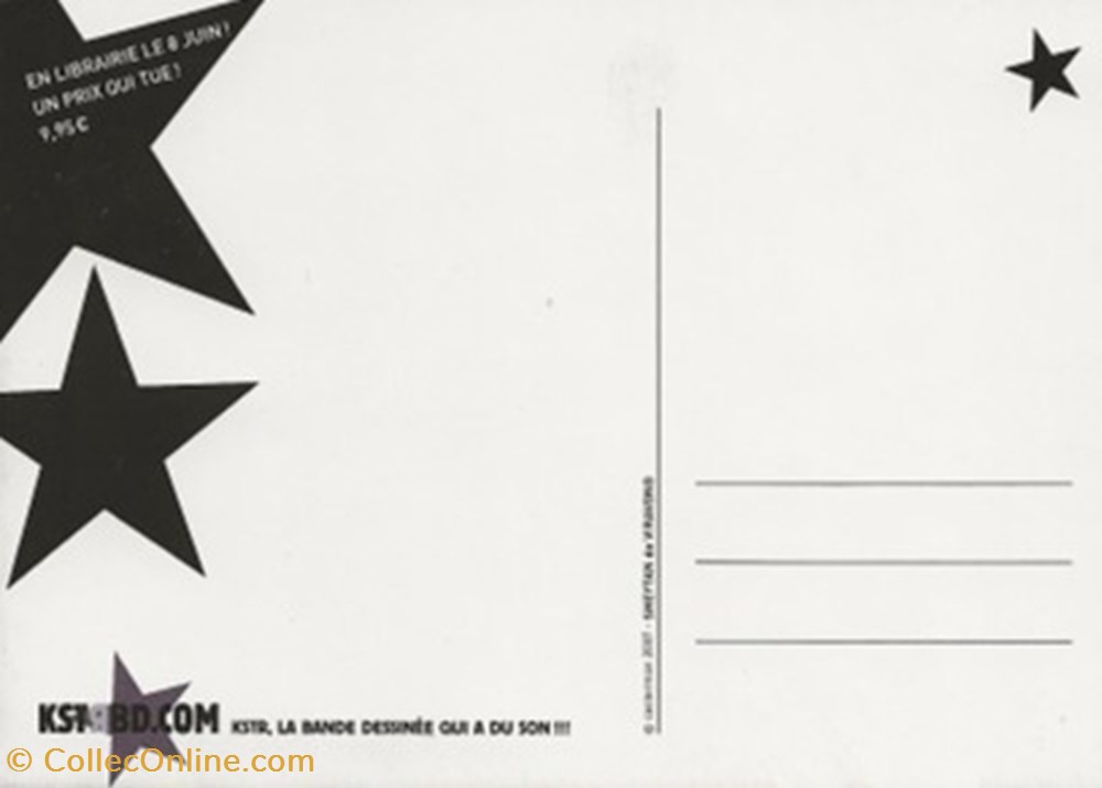 KSTR éditions cartes postales bande dessinee kstr editions