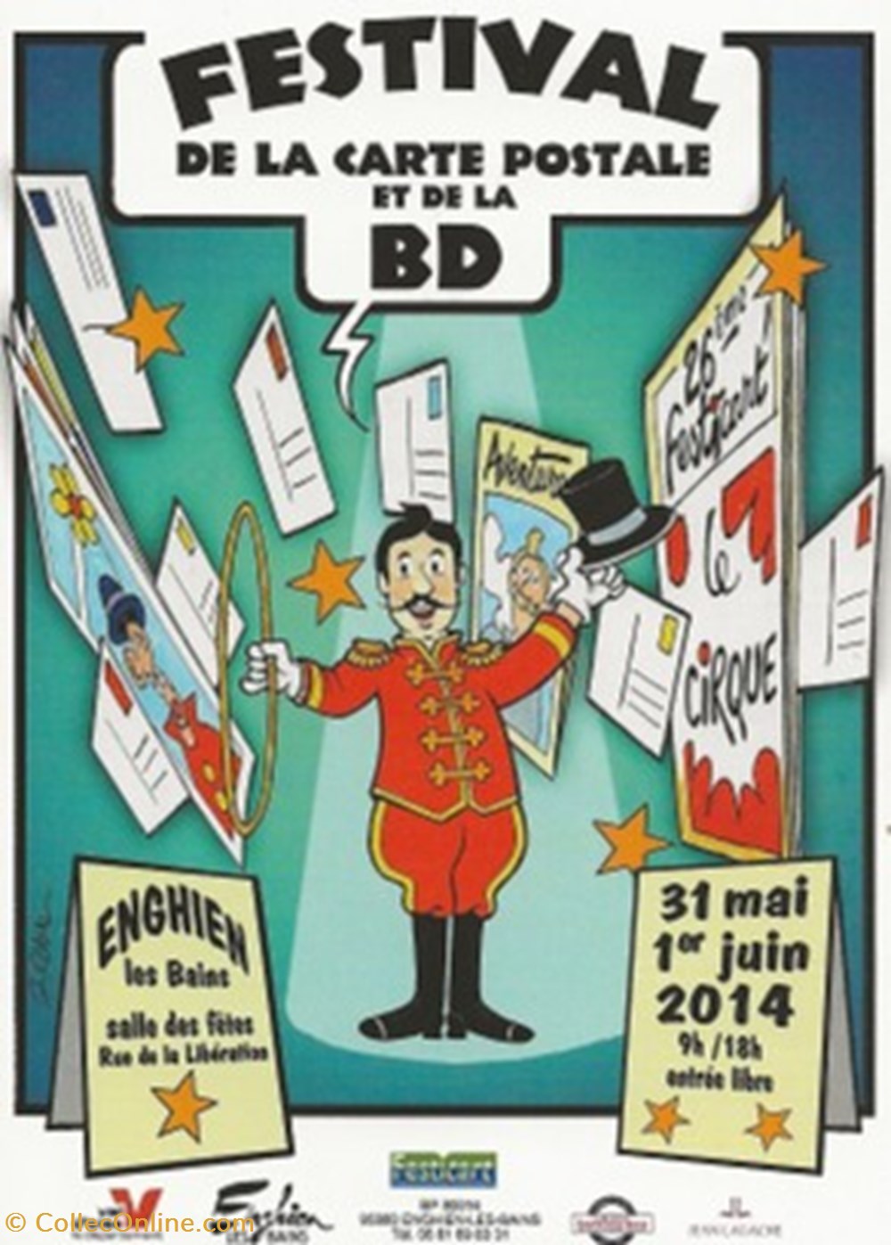 Engien les Bains (95) 2014 cartes postales bande dessinee engien les bains 95 2014