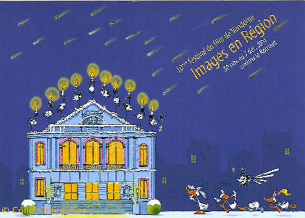 cartes postales autres vendome festival du film 2001