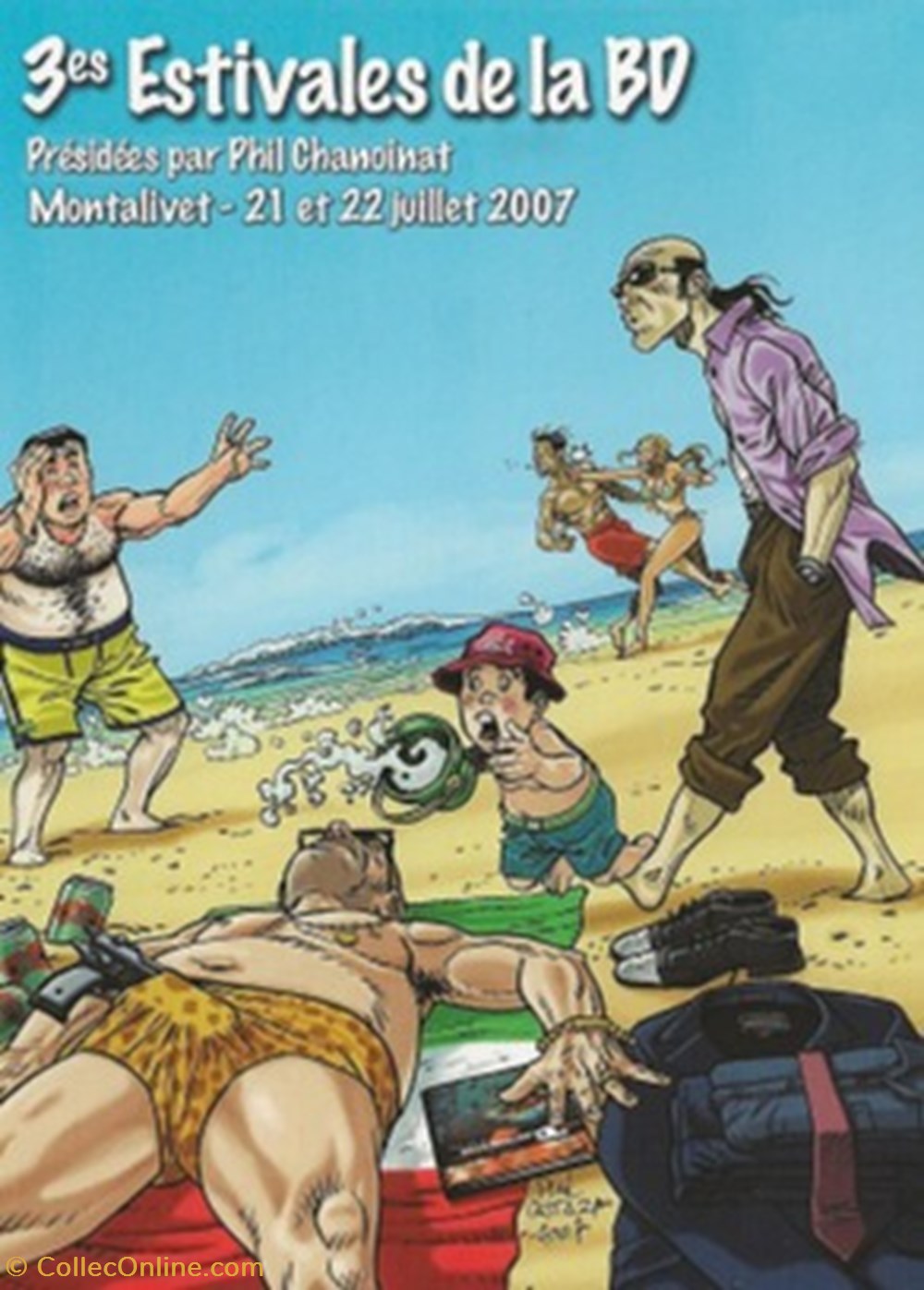 Montalivet (33) 2007 cartes postales bande dessinee montalivet 33 2007