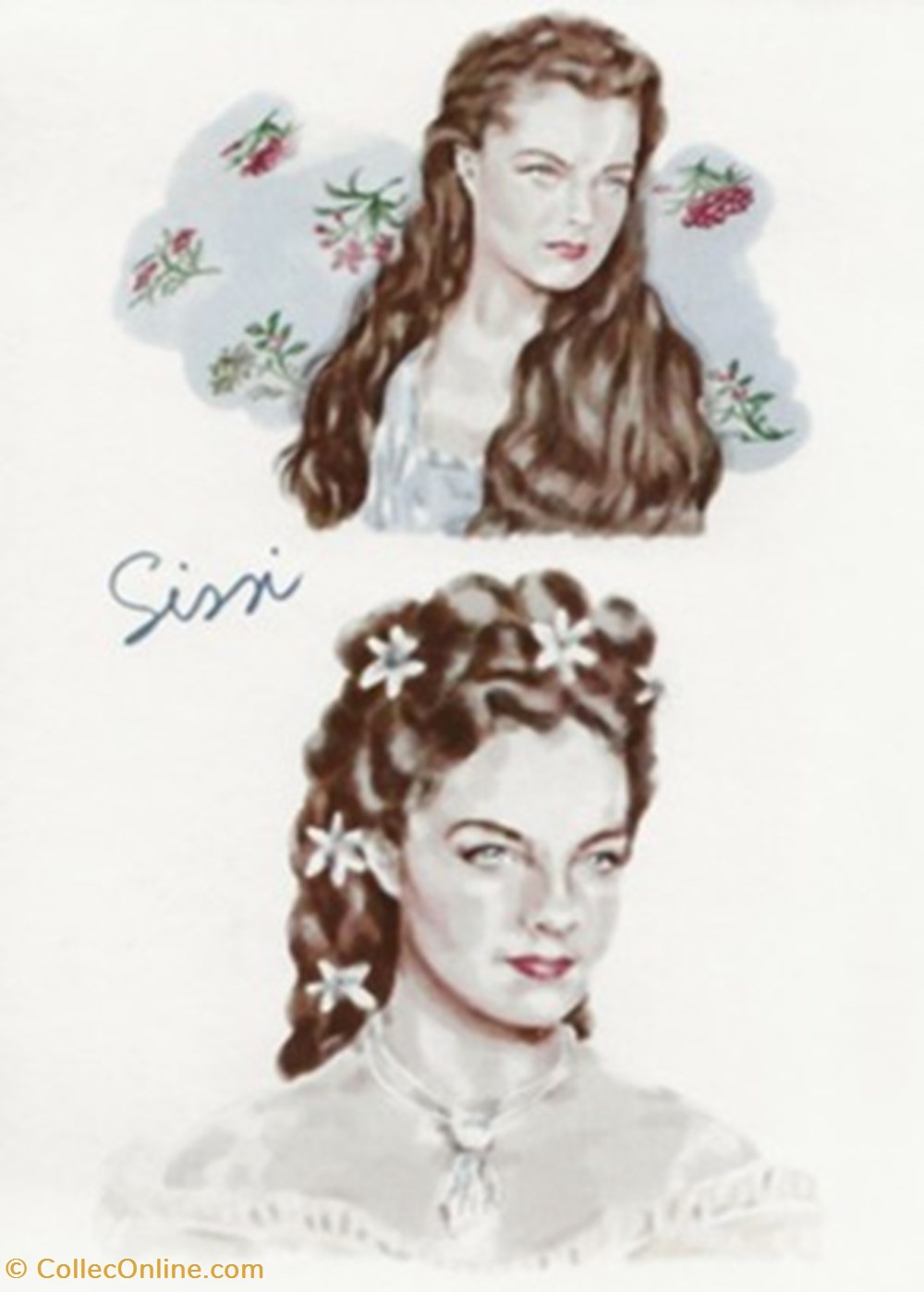 Sissi 3 cartes postales autres sissi