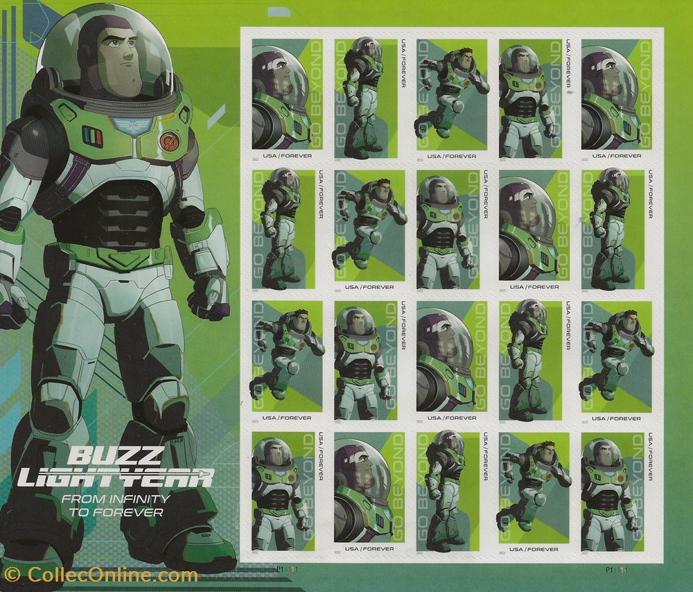 ZZZ bloc (Etat-Unis) 2022 Buzz Lightyear - Stamps - Condition New