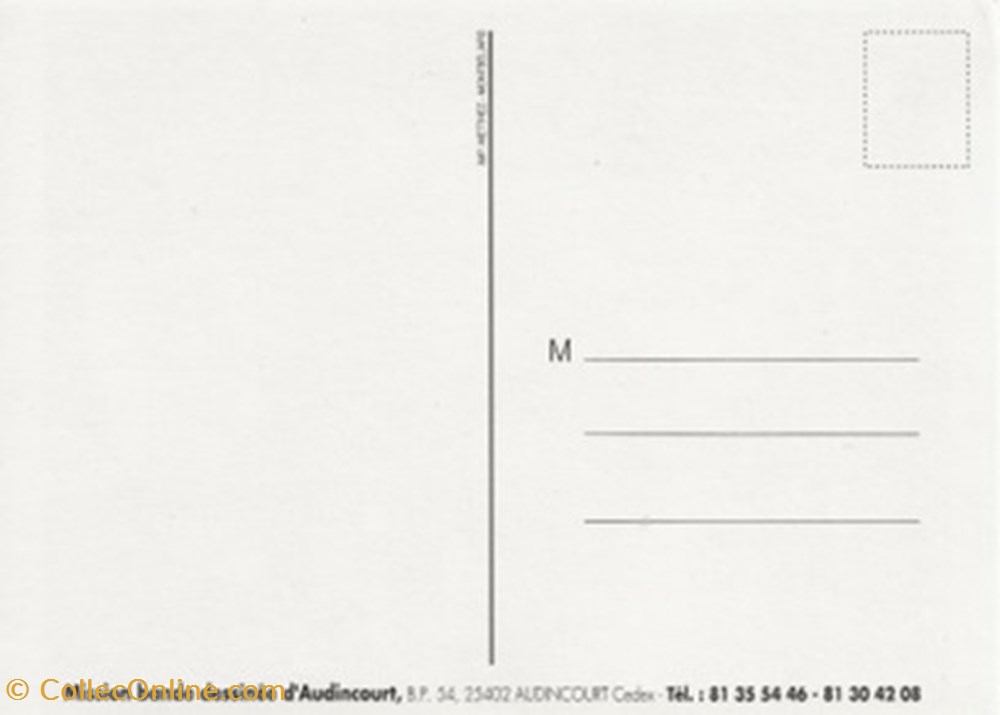 cartes postales bande dessinee audincourt 25 1993