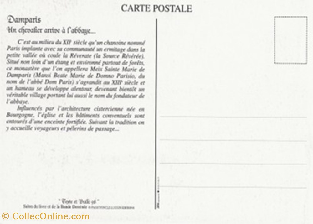 Damparis (39) 1999 cartes postales bande dessinee damparis 39 1999