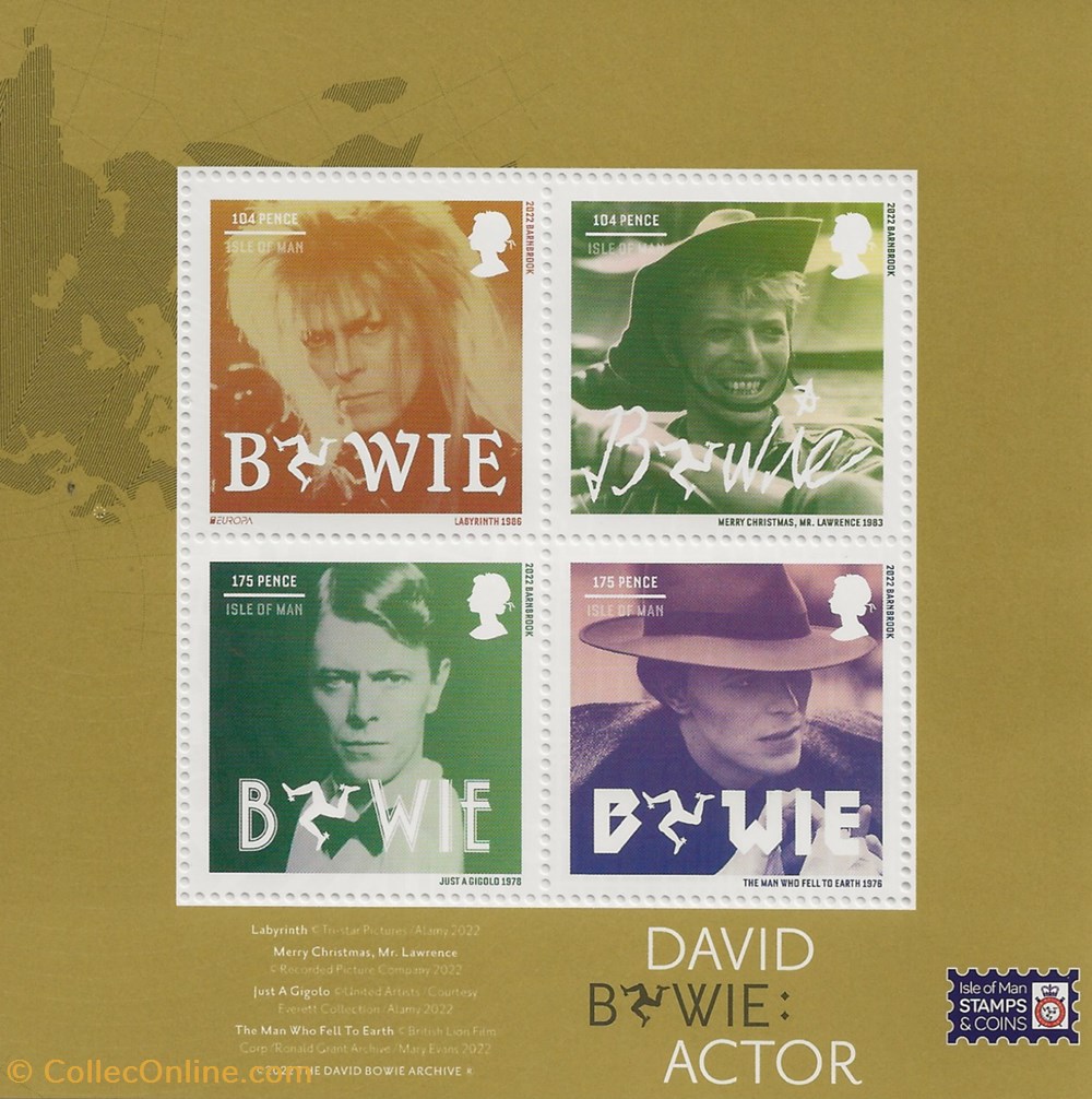 ZZZ Bloc (Isle of Man) 2022 - David Bowie actor timbres zzz bloc isle of man 2022 david bowie actor