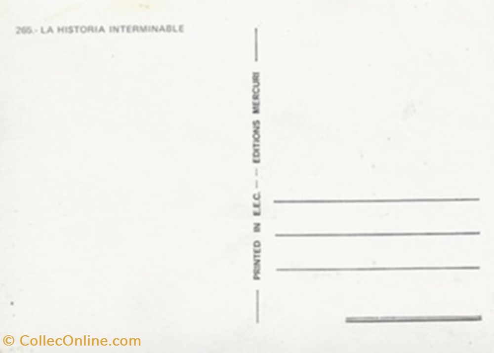 La historia interminable cartes postales autres la historia interminable