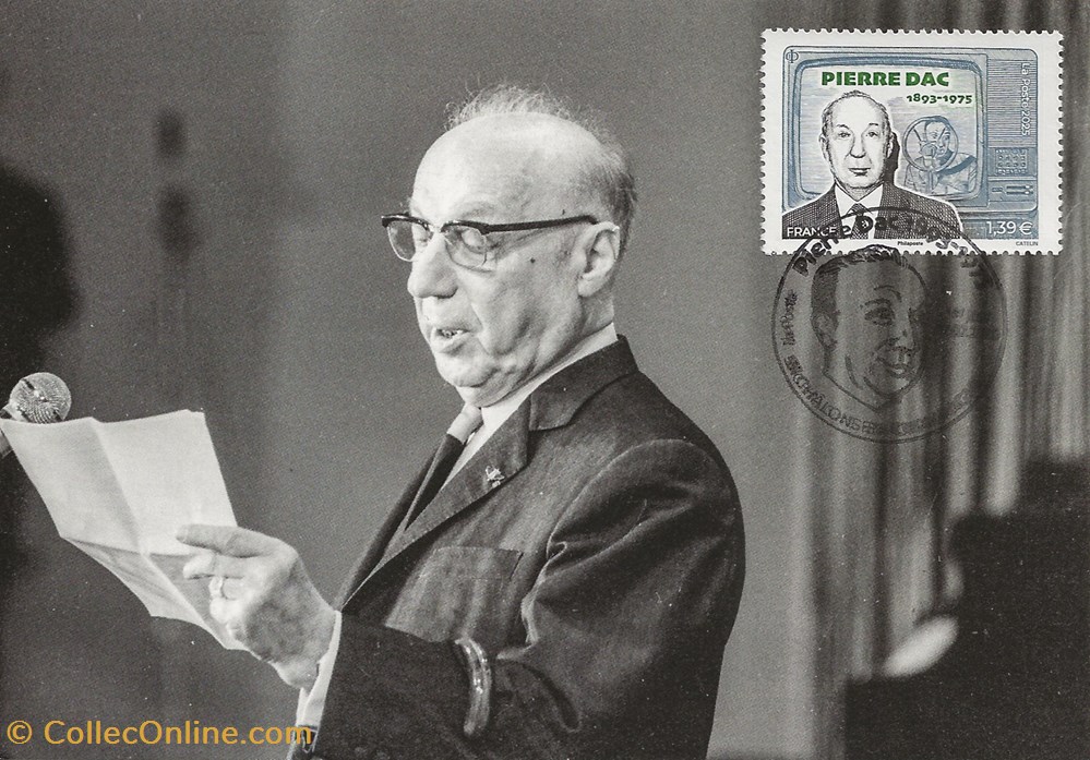 ZZZ 2025 Feuillet Pierre Dac 3 timbres zzz 2025 feuillet pierre dac