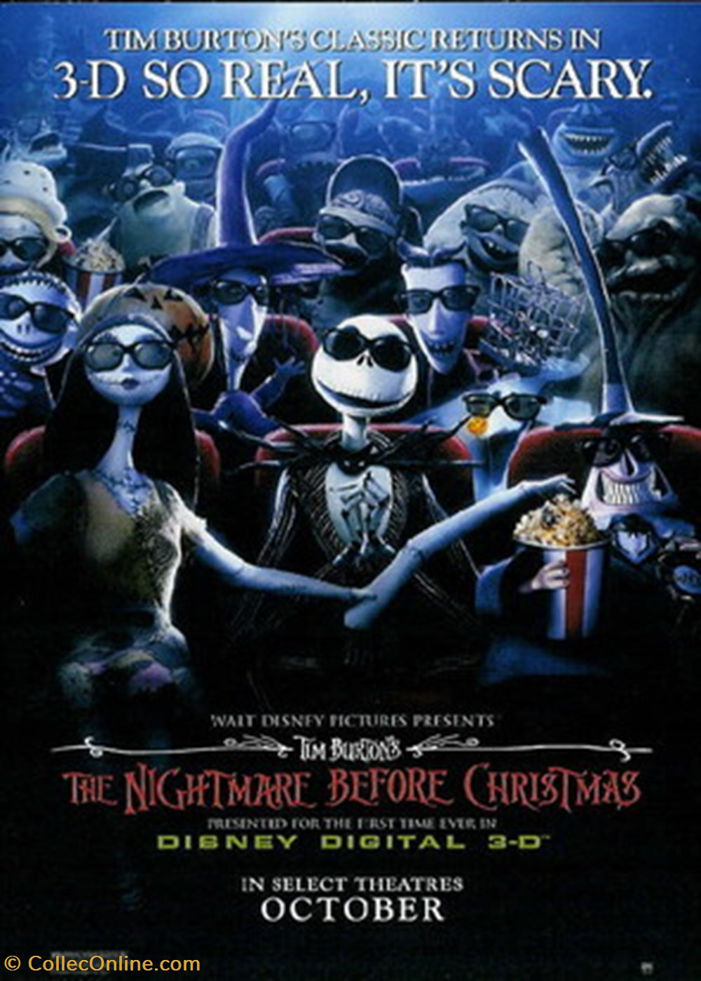 cartes postales autres the nightmare before christmas