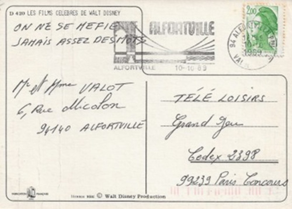 cartes postales autres dumbo