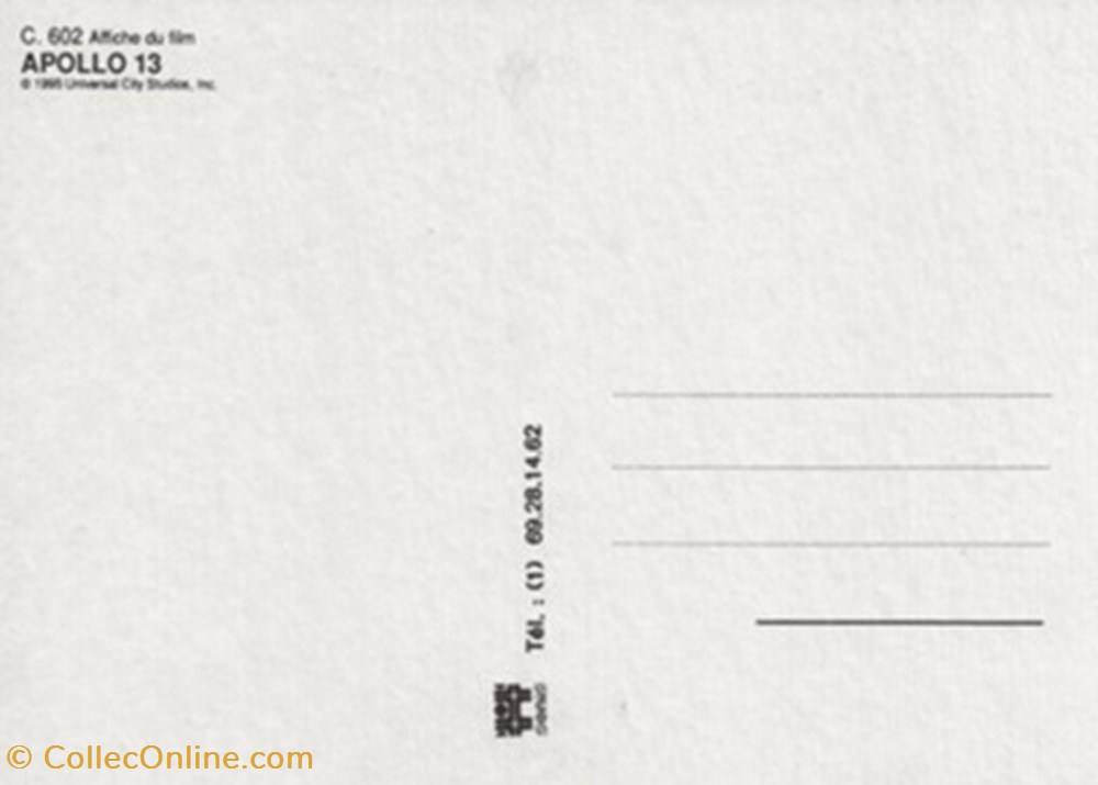 cartes postales autres apollo 13