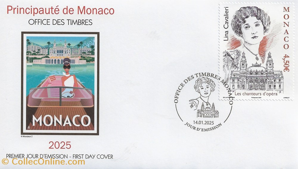 timbres monaco principaute de monaco 2025