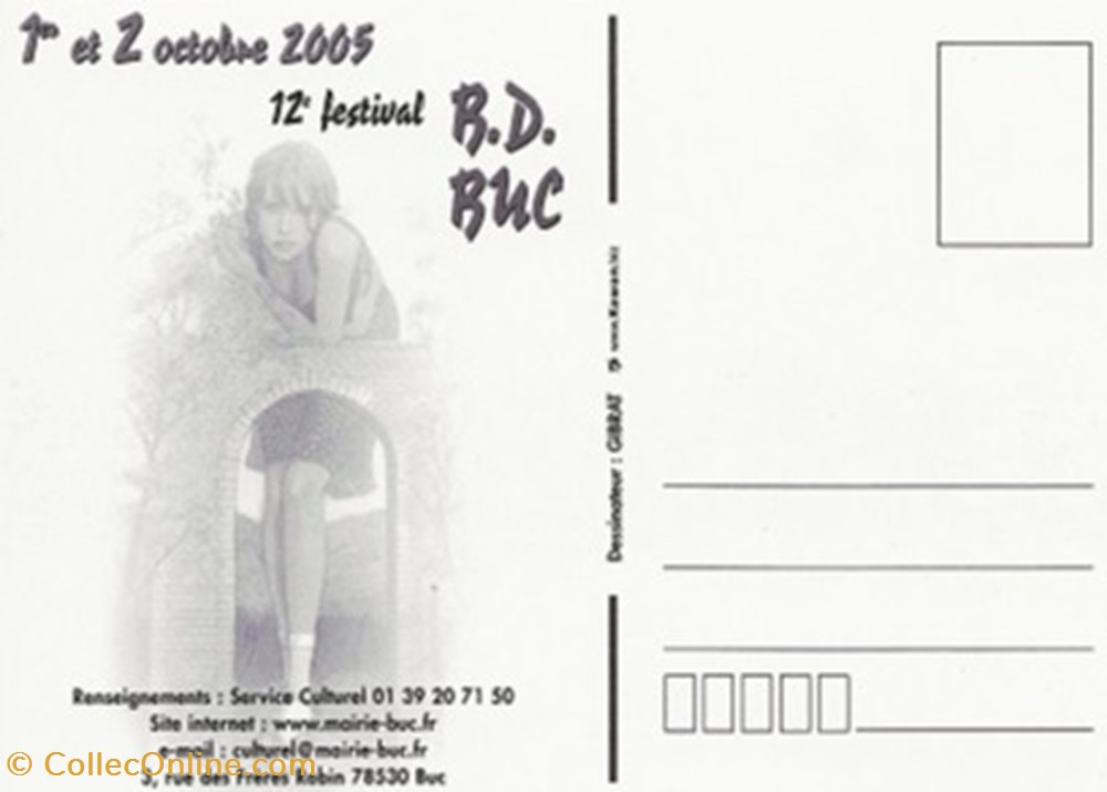 Buc (78) 2005 cartes postales bande dessinee buc 78 2005