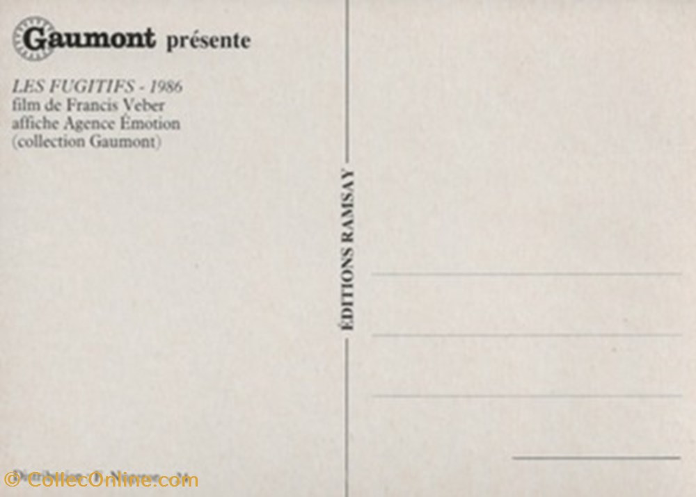 Les fugitifs cartes postales autres les fugitifs
