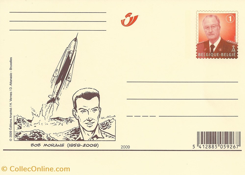 timbres zz pret a poster belgique 2009 bob morane 1959 2009