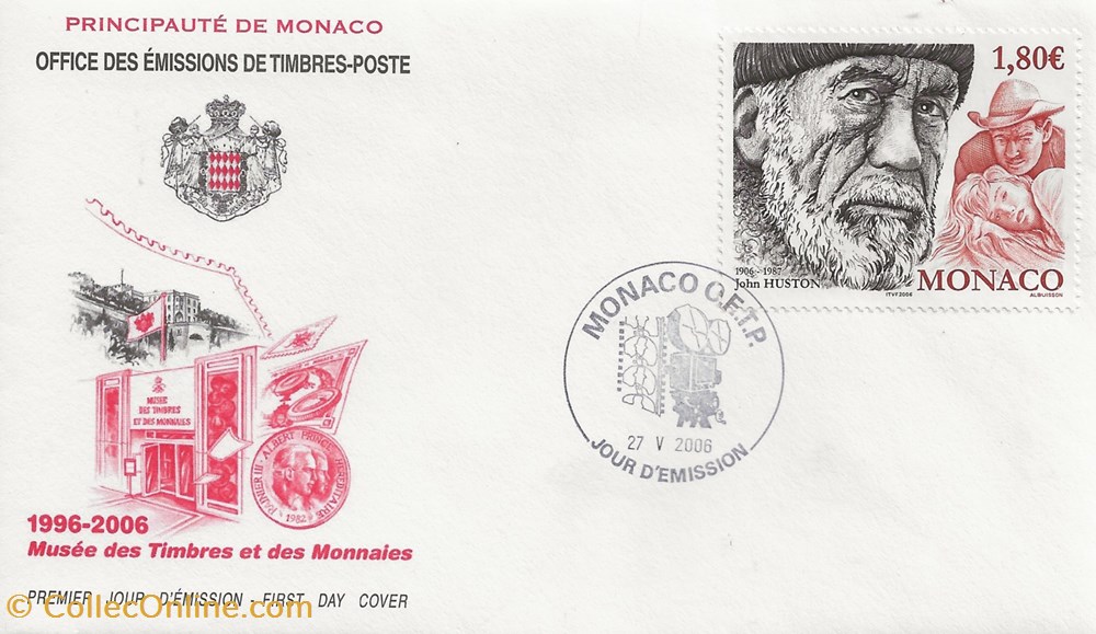 timbres monaco principaute de monaco 2006 john juston