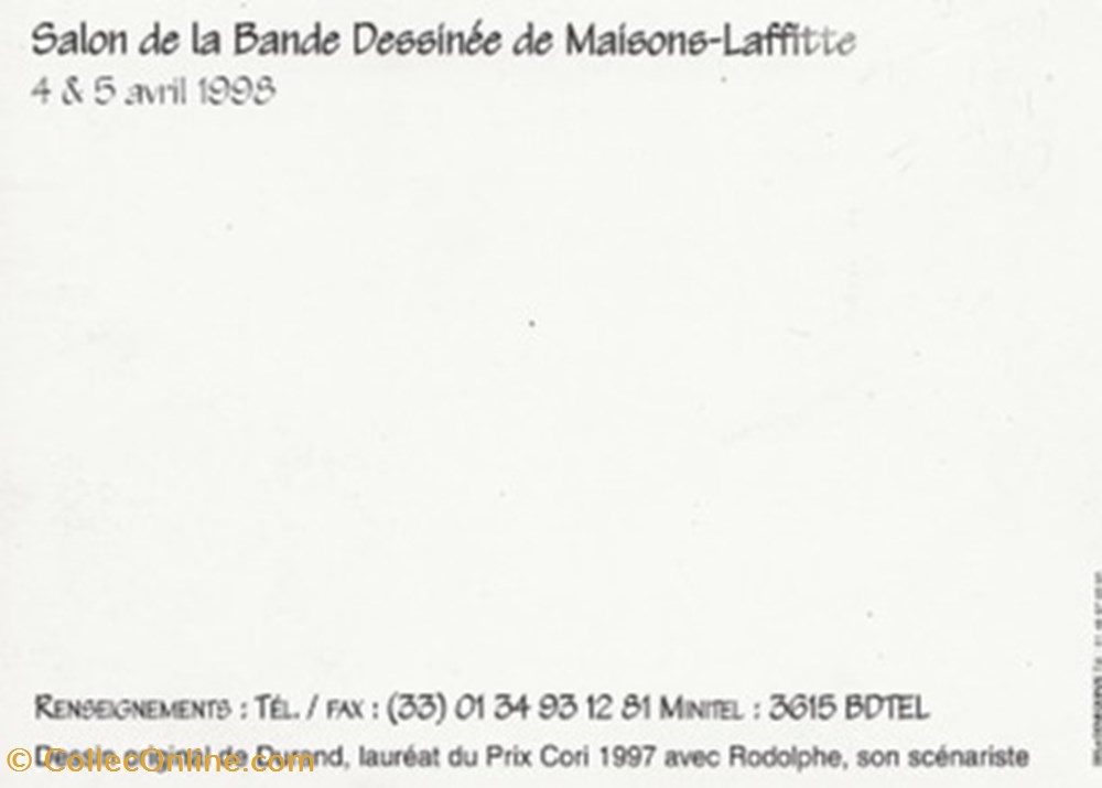 Maisons Laffitte (78) 1998 cartes postales bande dessinee maisons laffitte 78 1998