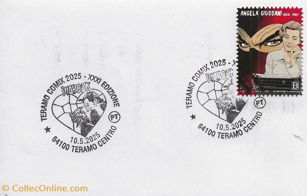 timbres teramo italie 2025 teramo comix diabolik