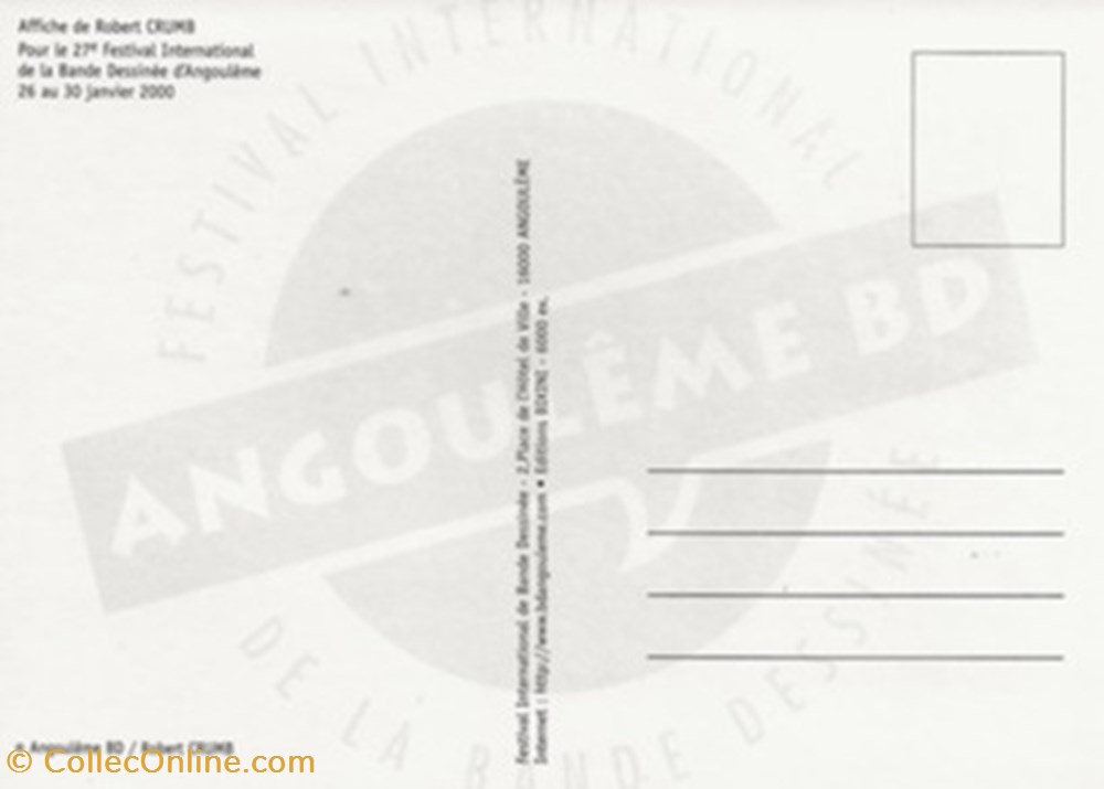 Angoulême (16) 2000 cartes postales bande dessinee angouleme 16 2000