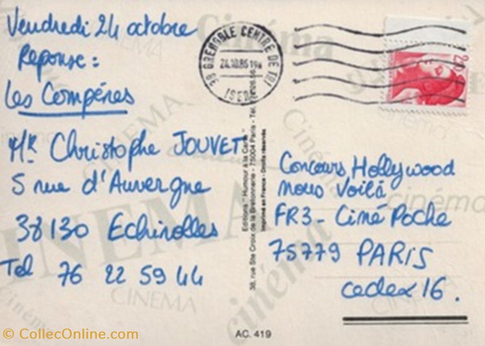 cartes postales autres 5eme colonne