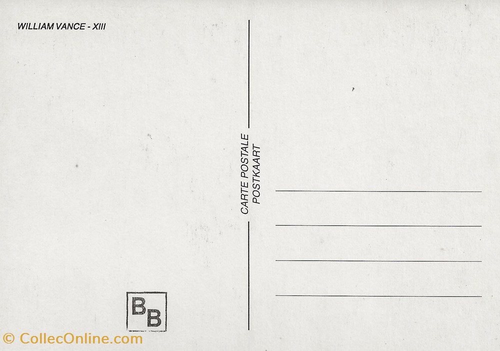 XIII cartes postales bande dessinee xiii