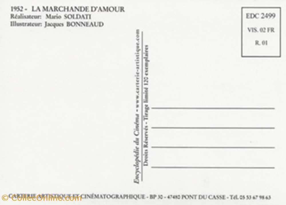 La marchande d'amour cartes postales autres la marchande amour