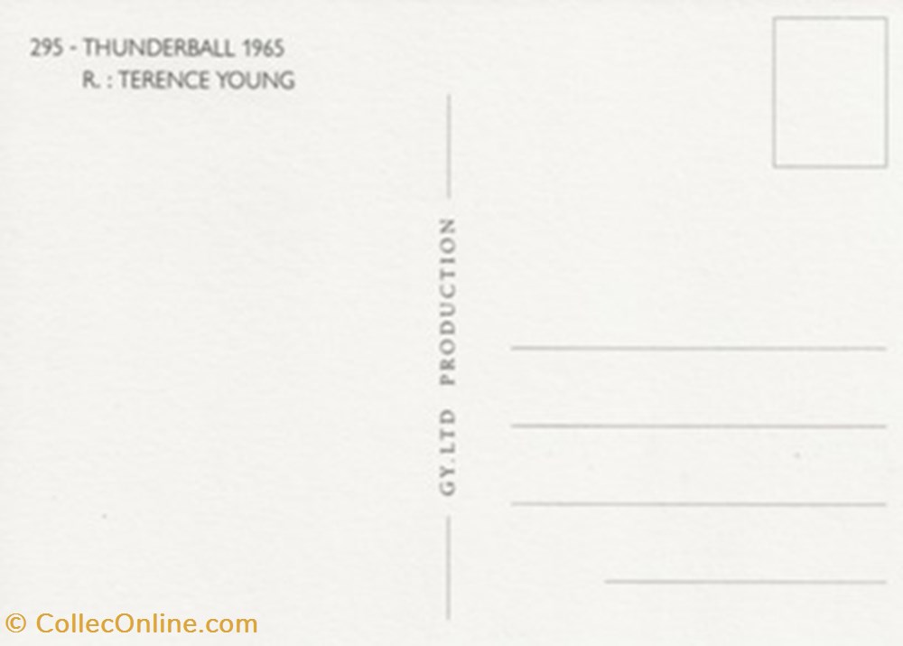 cartes postales autres thunderball