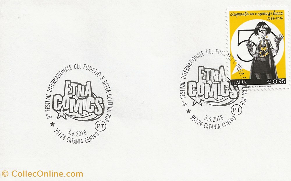 timbres catania italie 2018 8 festival internazionale del fumetto e della cultura pop