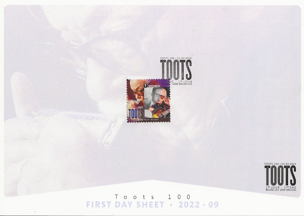 Bruxelles (Belgique) 2022 Toots Tillemans timbres bruxelles belgique 2022 toots tillemans