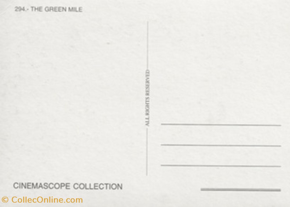 The green mile cartes postales autres the green mile