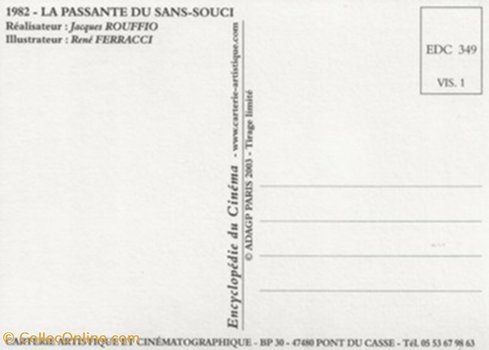 cartes postales autres la passante du sans souci