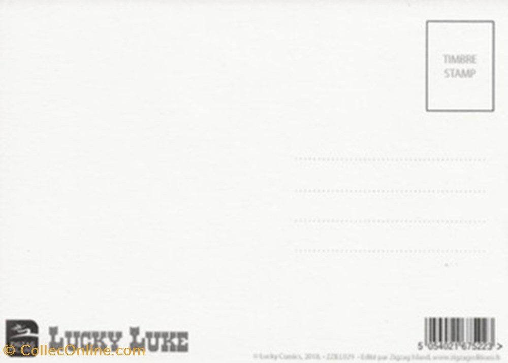 Lucky Luke cartes postales bande dessinee lucky luke
