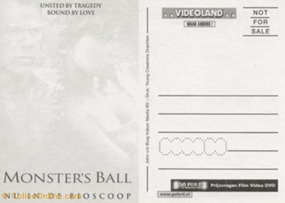 Monster's ball cartes postales autres monster s ball