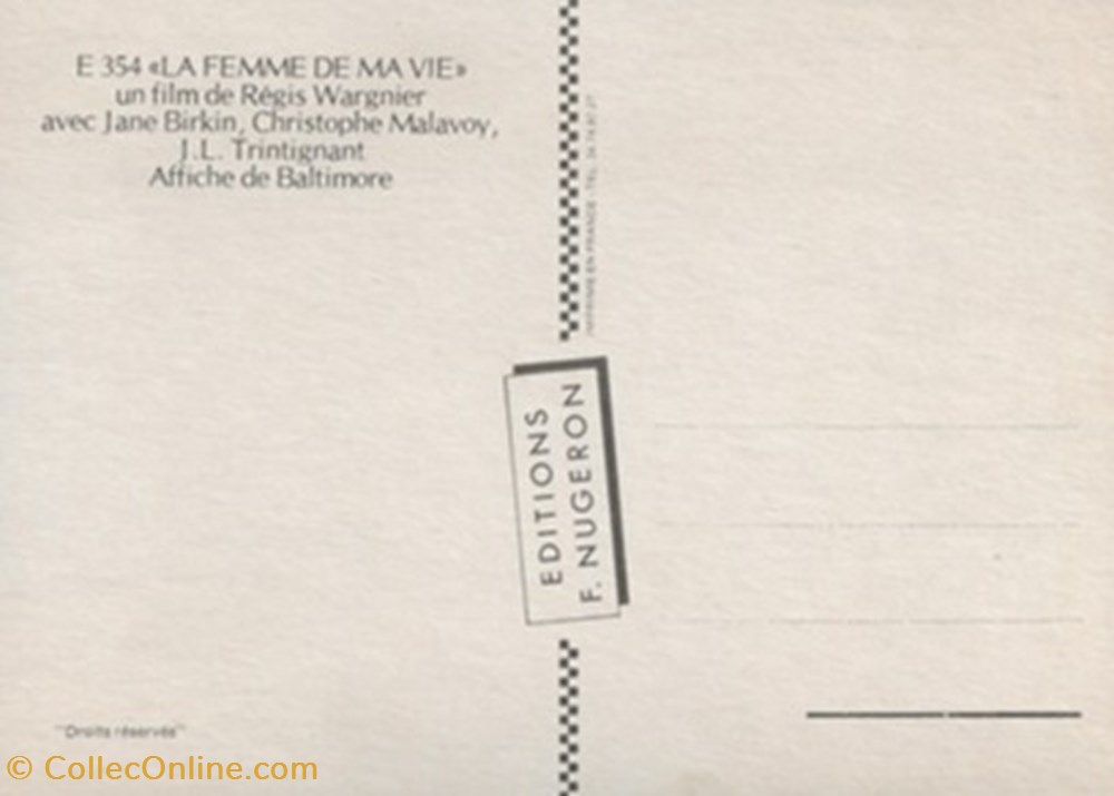 La femme de ma vie cartes postales autres la femme de ma vie