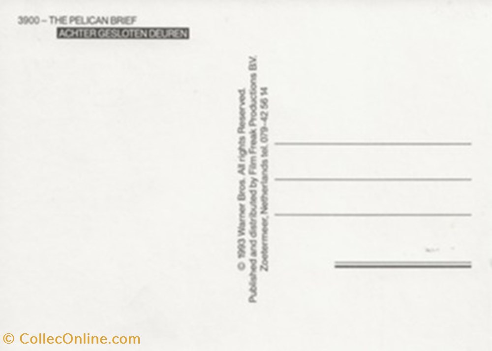 The pelican brief cartes postales autres the pelican brief