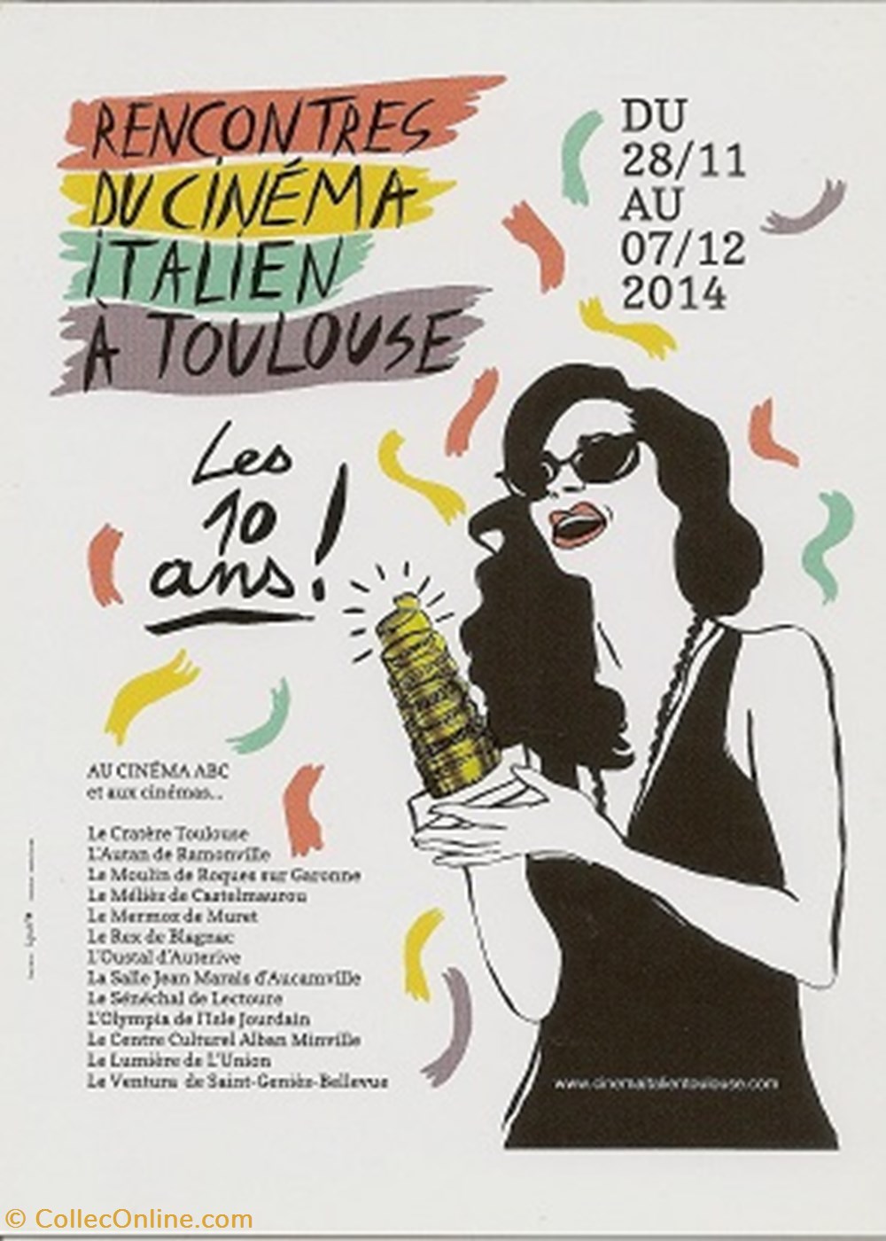 Toulouse Rencontres du cinéma italien 2014 cartes postales autres toulouse rencontres du cinema italien 2014