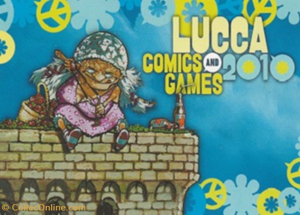 Lucca (Italie) 2010 cartes postales bande dessinee lucca italie 2010