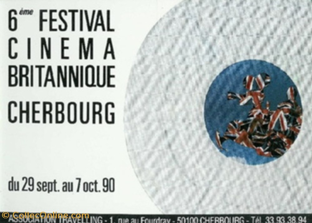 cartes postales autres cherbourg festival de cinema franco britannique 1990