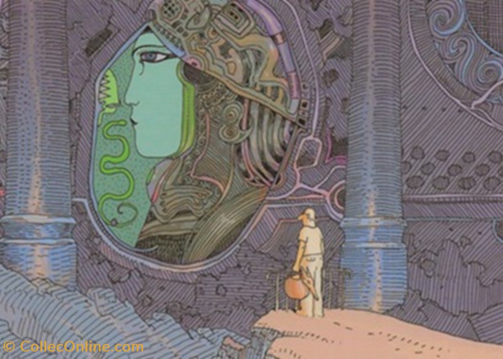 Moebius cartes postales bande dessinee moebius