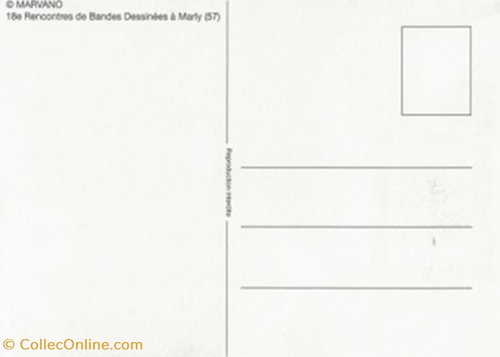 cartes postales bande dessinee marly 57 2008