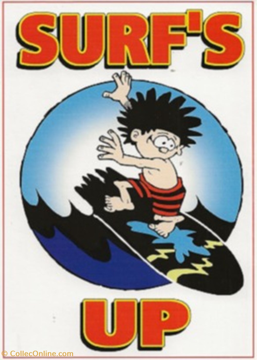 cartes postales bande dessinee dennis la menace