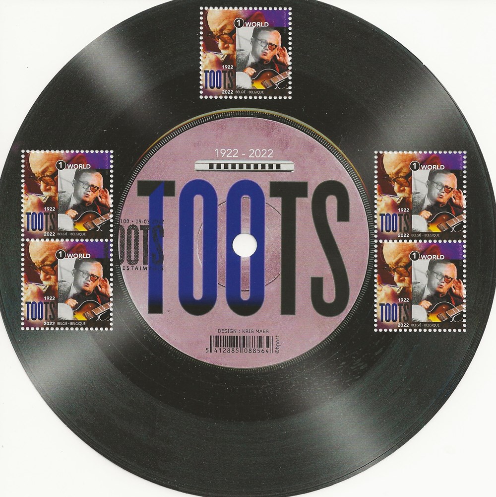 ZZZ Bloc (Belgique) 2022 Toots Tillemans timbres zzz bloc belgique 2022 toots tillemans
