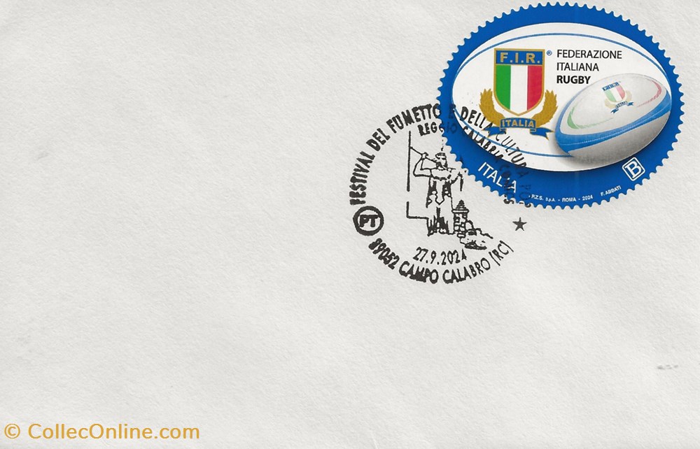 Campo Callabro (Italie) 2024 Festival del fumetto e della cultura timbres campo callabro italie 2024 festival del fumetto e della cultura