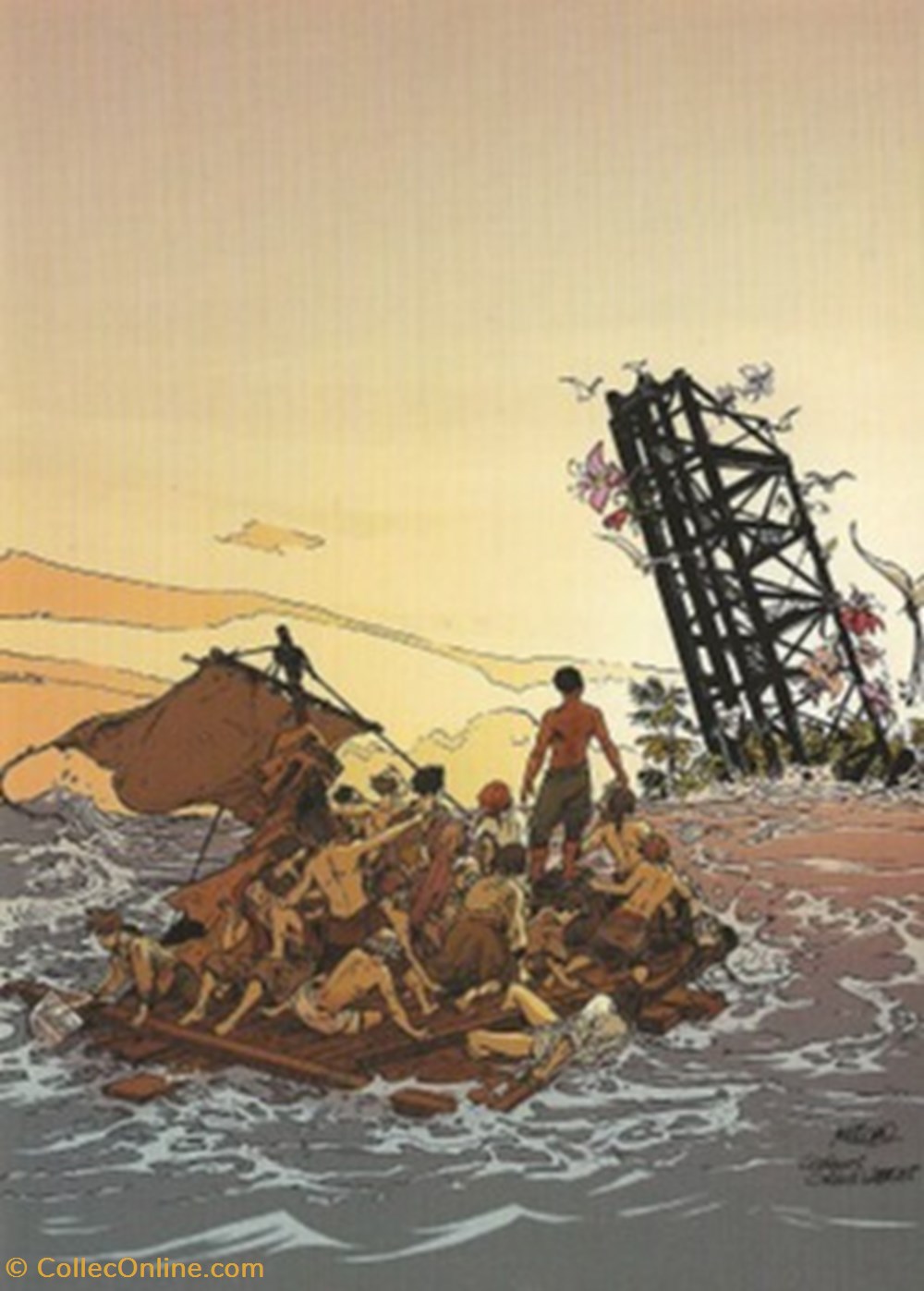 cartes postales bande dessinee la seyne sur mer 83 2016