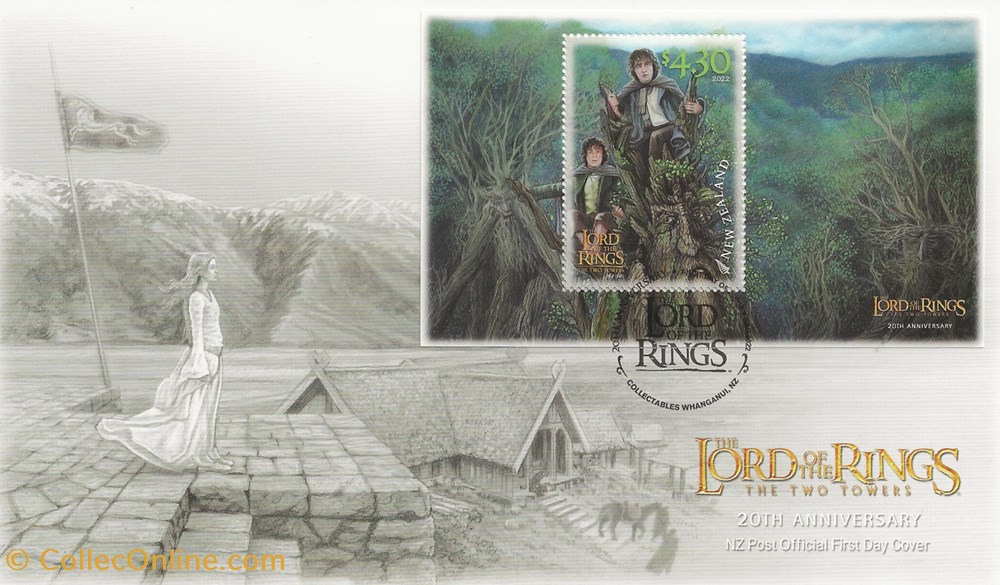 Wanganui (Nouvelle Zélande) 2022 The lord of the rings, the two towers timbres wanganui nouvelle zelande 2022 the lord of the rings the two towers
