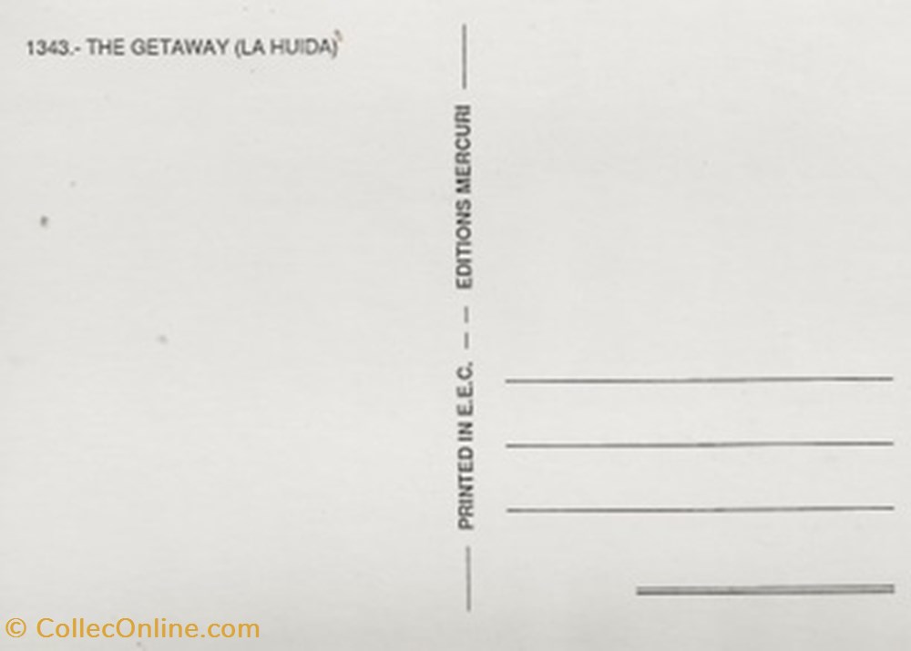 The getaway (La huida) cartes postales autres the getaway la huida