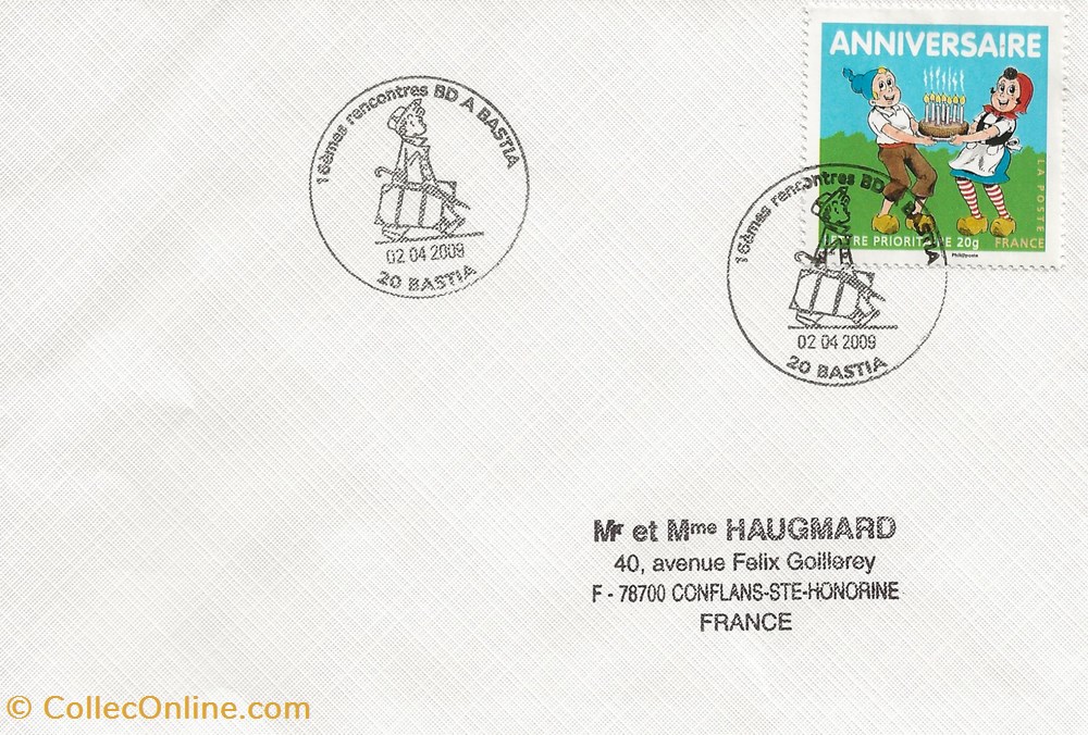 timbres bastia 20 2009 16emes rencontres bd