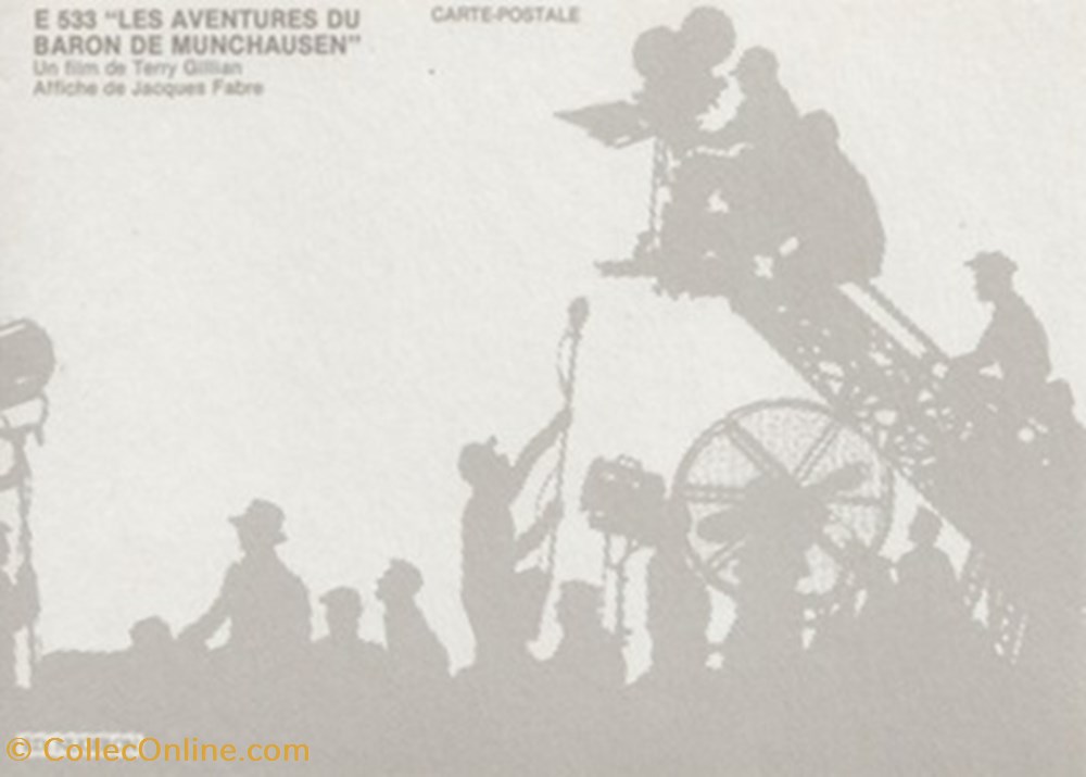 Les aventures du baron de Munchausen cartes postales autres les aventures du baron de munchausen