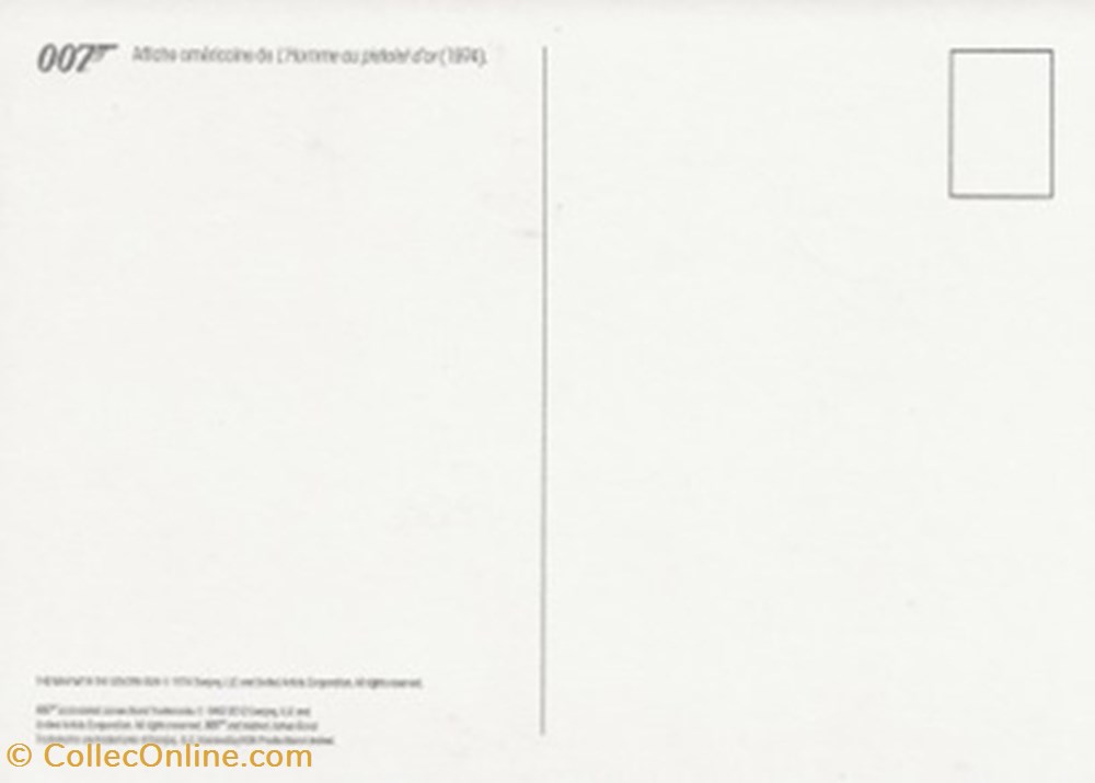 cartes postales autres the man with the golden gun